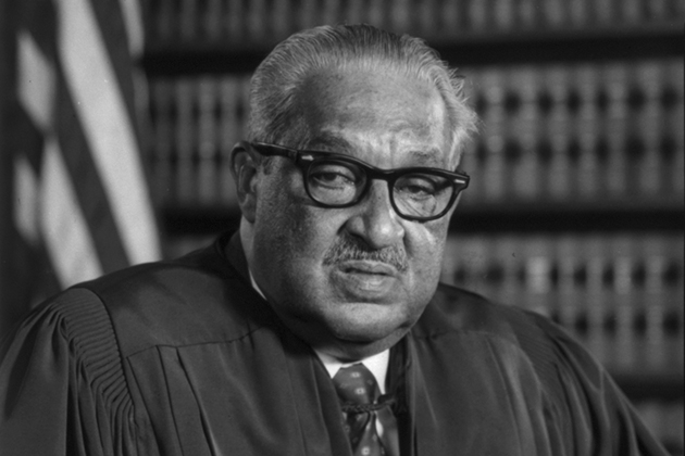 U.S. Supreme Court Justice Thurgood Marshall in 1976. (Library of Congress)