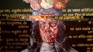 Sor Juana Inez De La Cruz, detail. (Ken Best/UConn Photo)