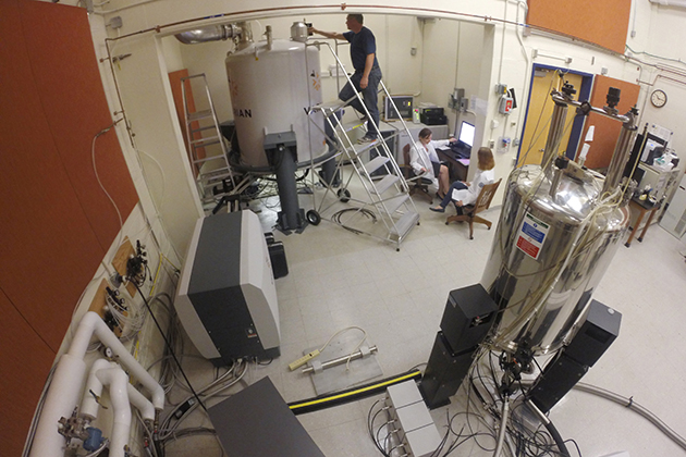 NMR spectroscope. (Janine Gelineau/UConn Photo)