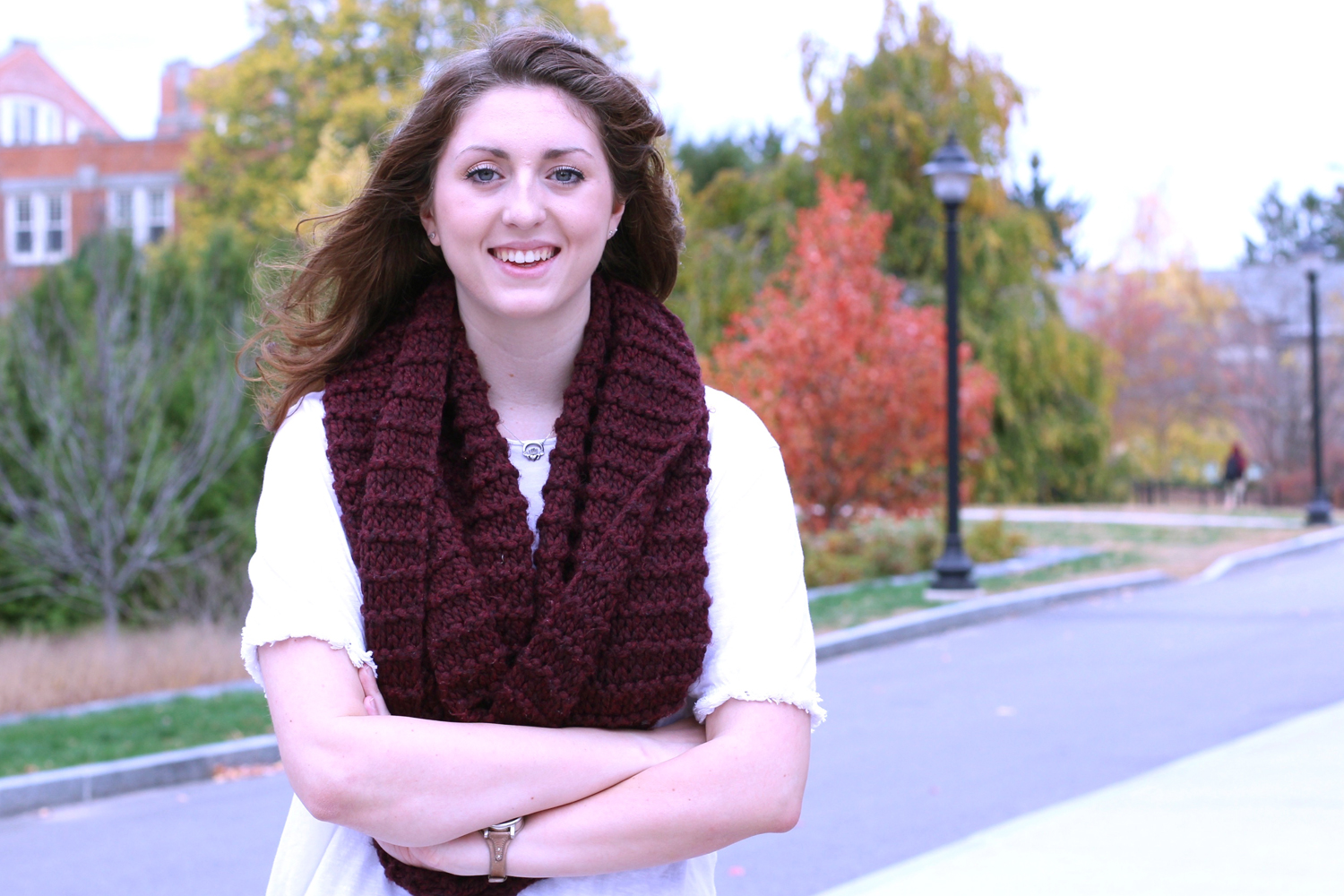 Catie Cavanaugh with arms crossed