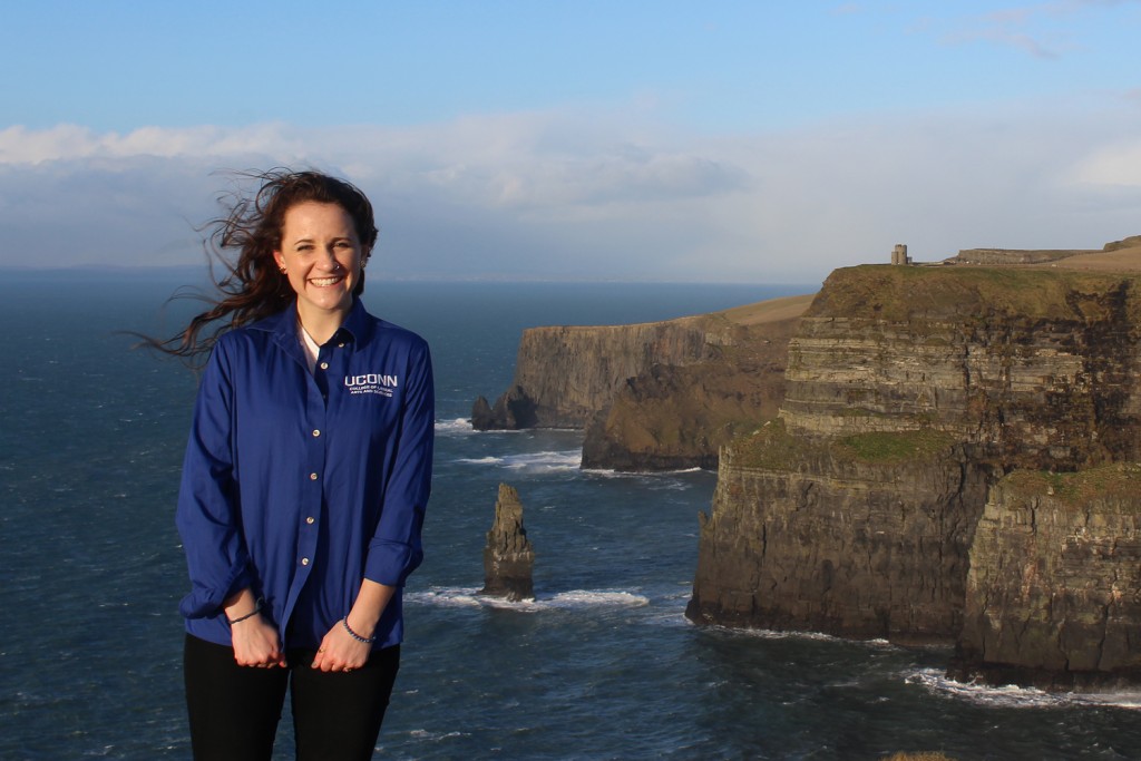 Nora McNeil at Cliffs of Moher