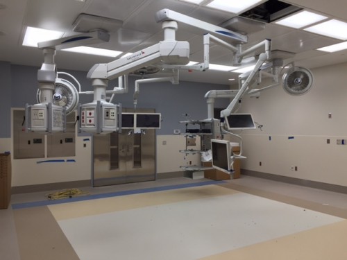 Operating room in new tower at UConn Health.