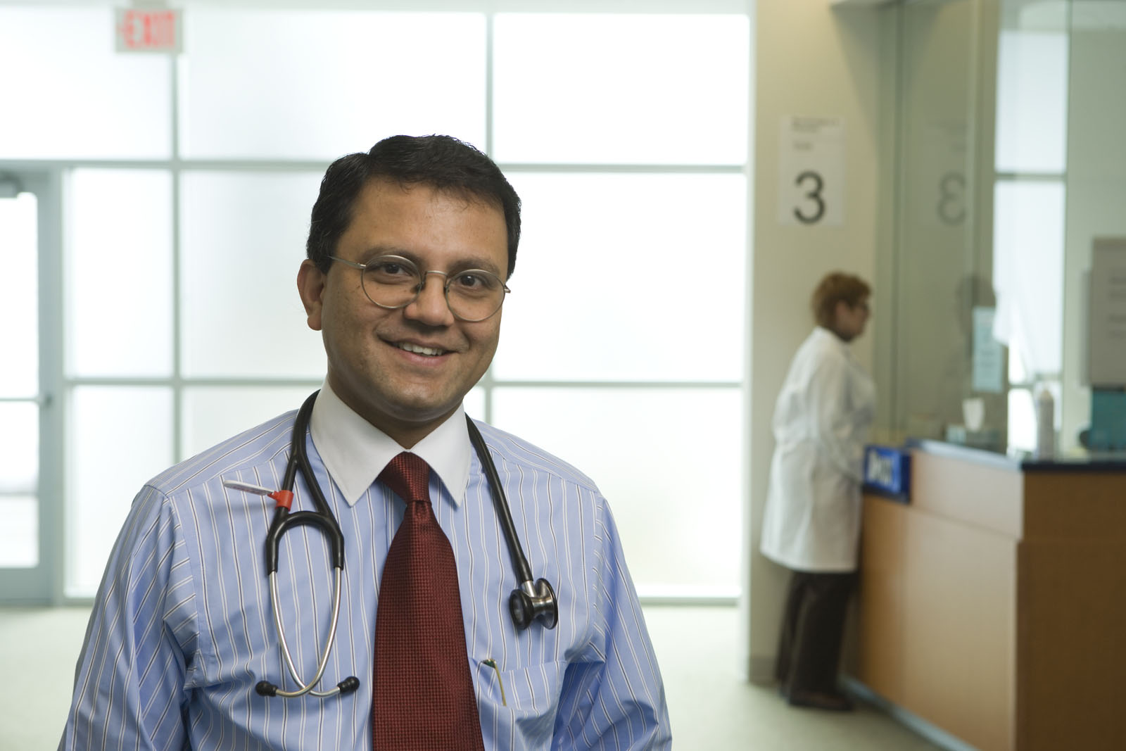 Dr. Santhanam Lakshminarayanan has been named the new Division Chief of Rheumatology at UConn Health. (Photo by Lanny Nagler)