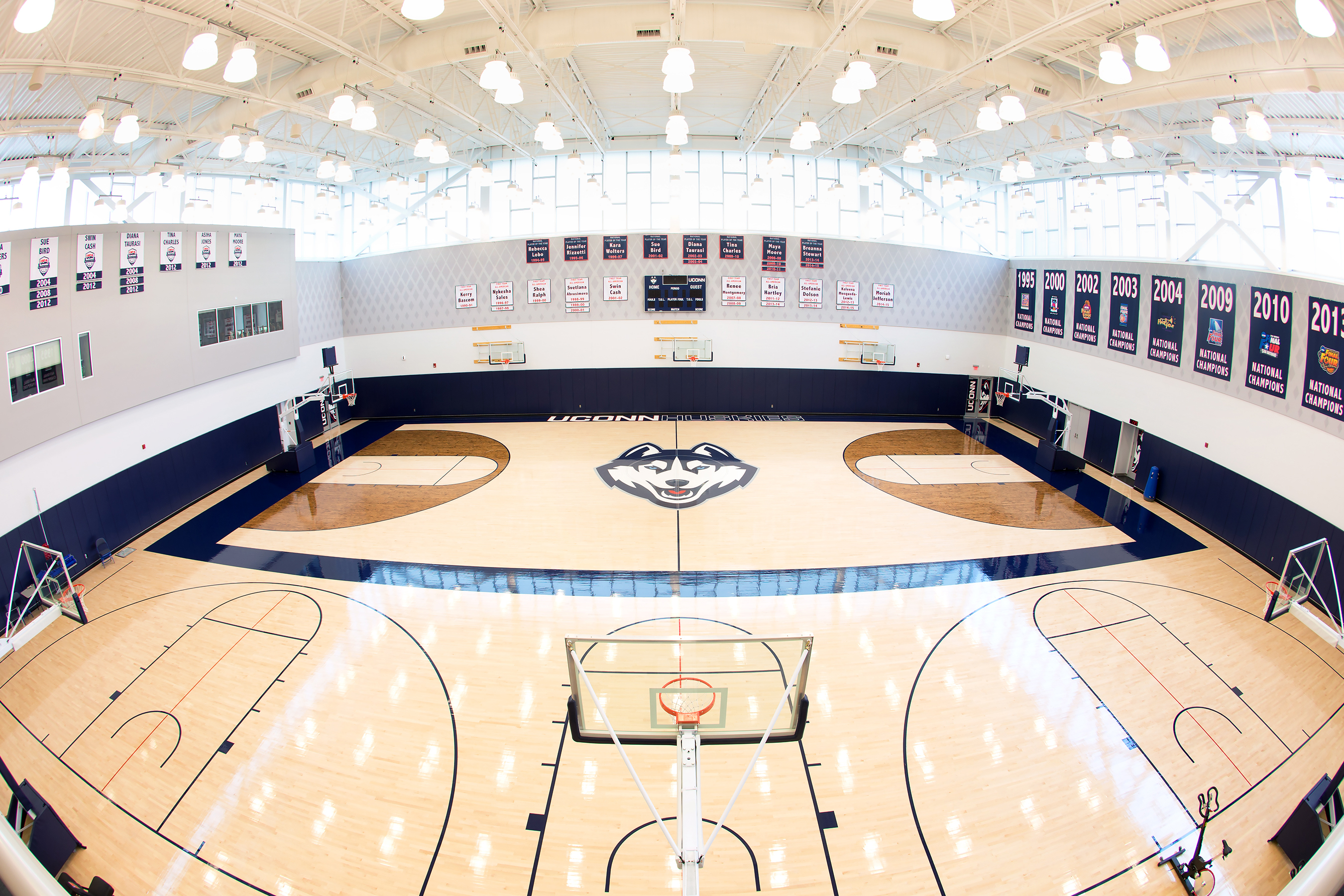 The interior of the Werth Family Basketball Champions Center. (Stephen Slade '89 (SFA) for UConn)