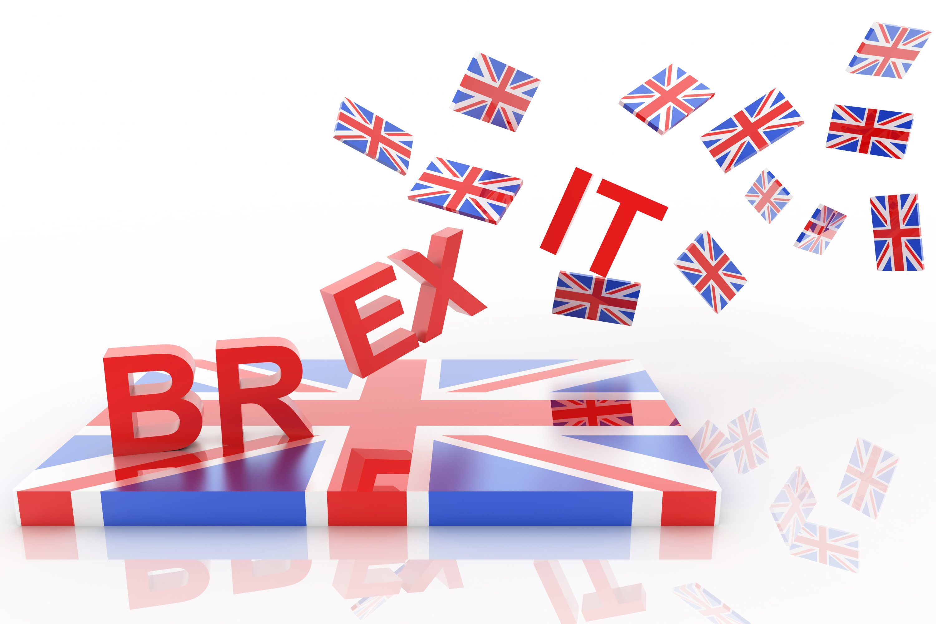 Conceptual illustration depicting Great Britain and its relationship with the European Union. (iStock Image)