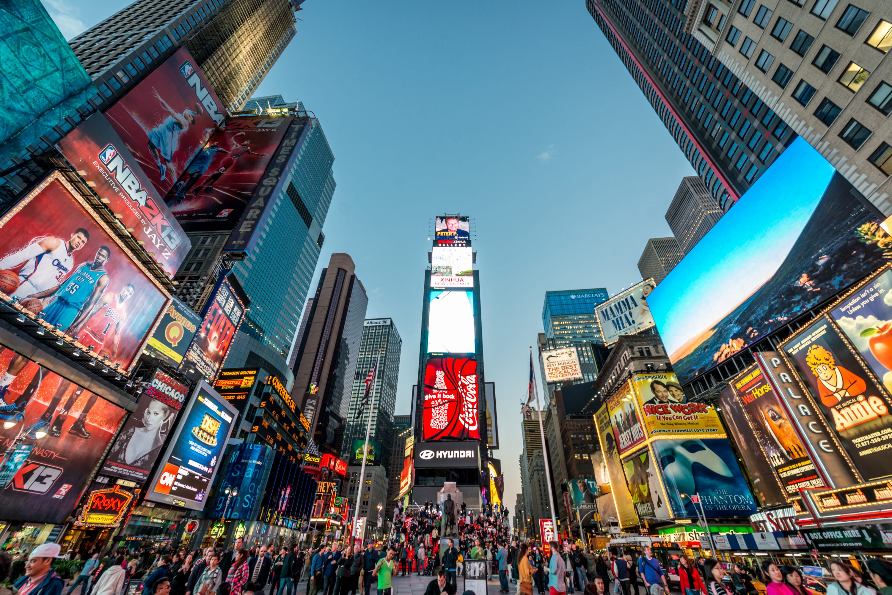 Lights in New York City's Times Square. (iStock Photo)