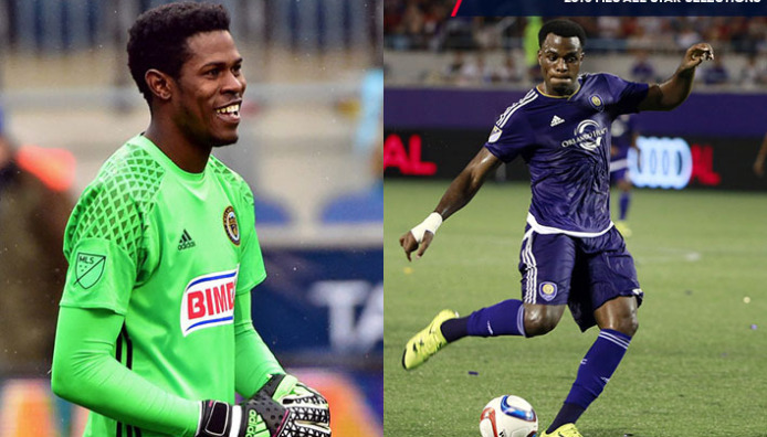 Andre Blake '13 and Cyle Larin ’14 were selected to play at at the 2016 Major League Soccer All-Star game on Thursday, July 28.