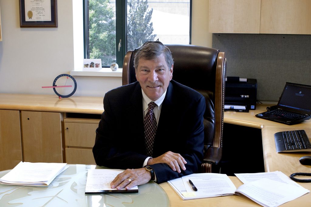 UConn School of Business Dean John A. Elliott (Marie LeBlanc/UConn Photo)