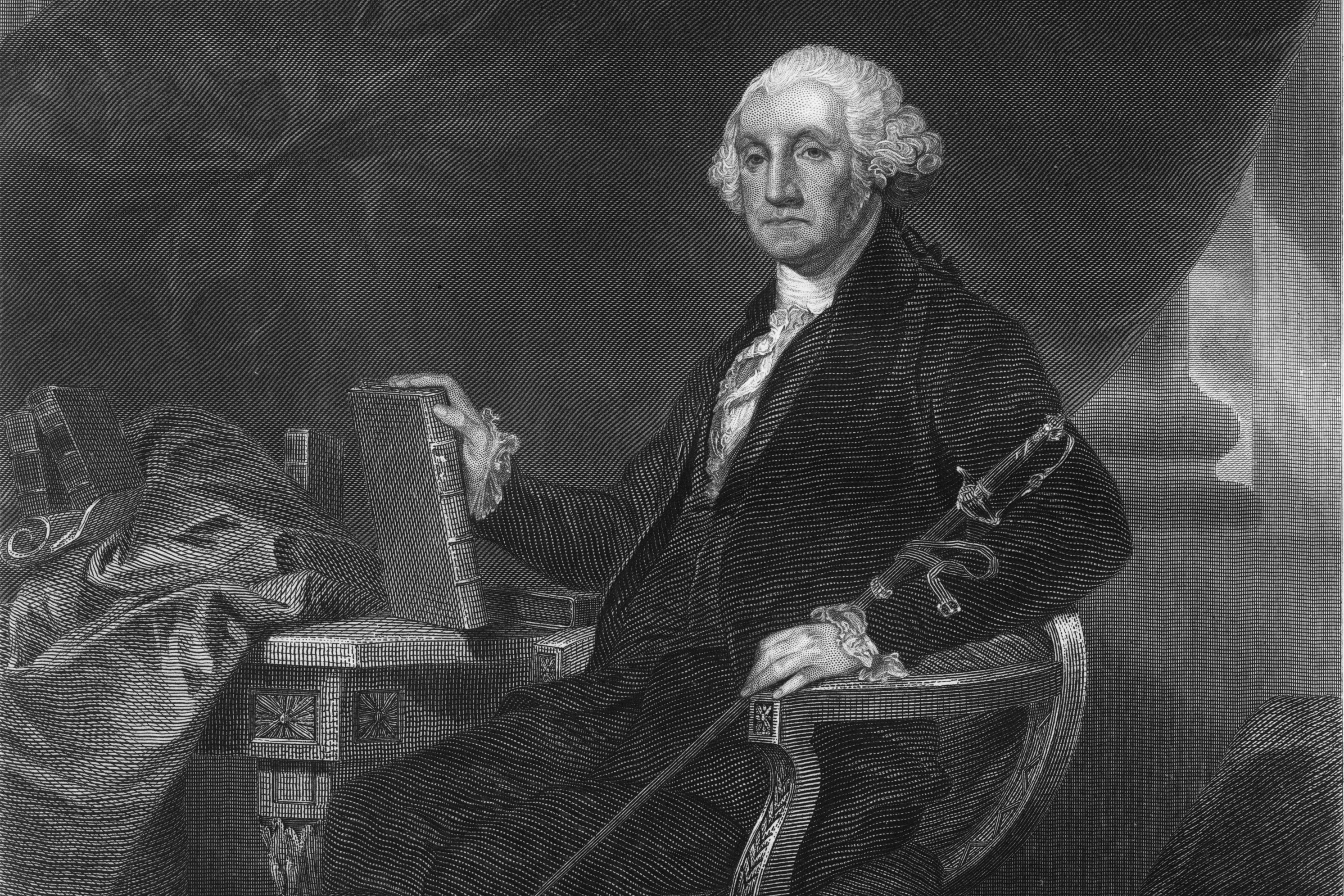 George Washington from the National Portrait Gallery of Eminent Americans, Vol. I, 1862. (iStock Image)
