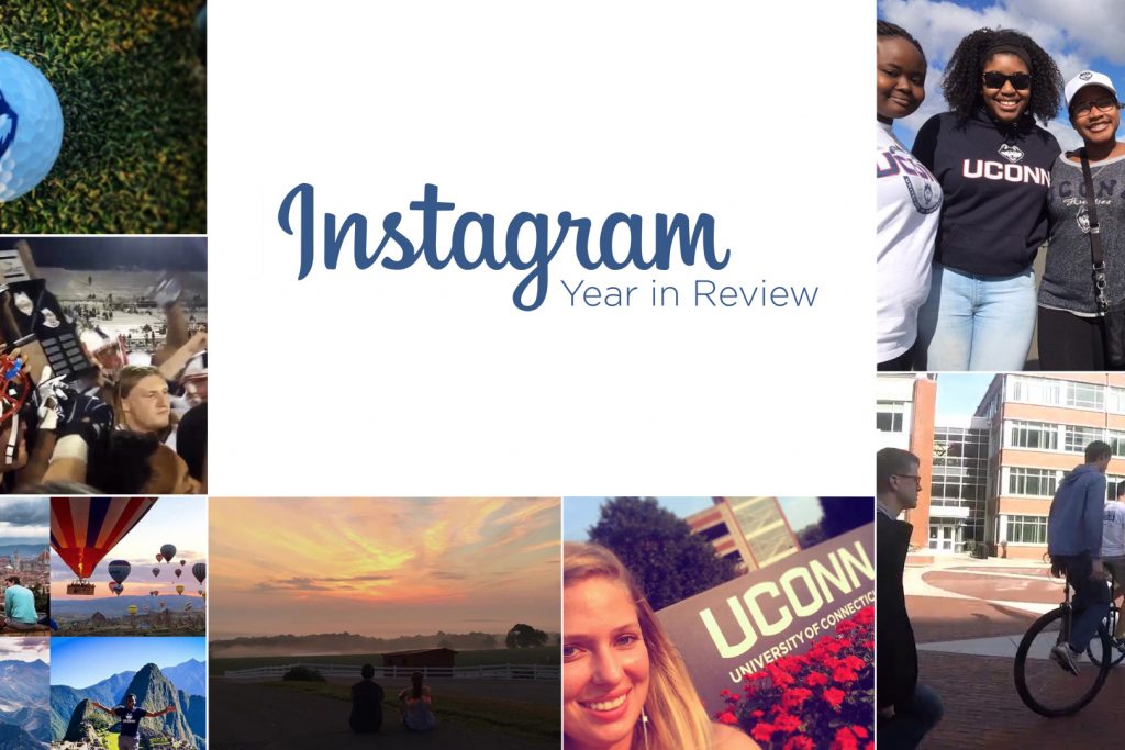 Instagram Year in Review 2015-16. (Angelina Reyes/UConn Photo)
