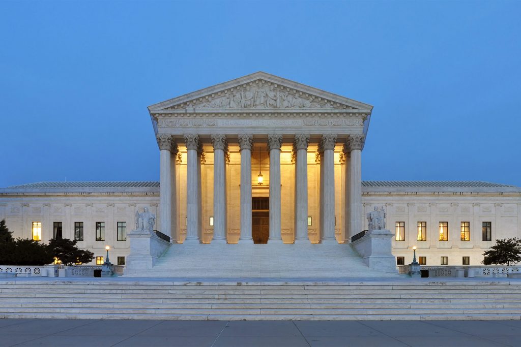 The Supreme Court building in Washington, D.C.