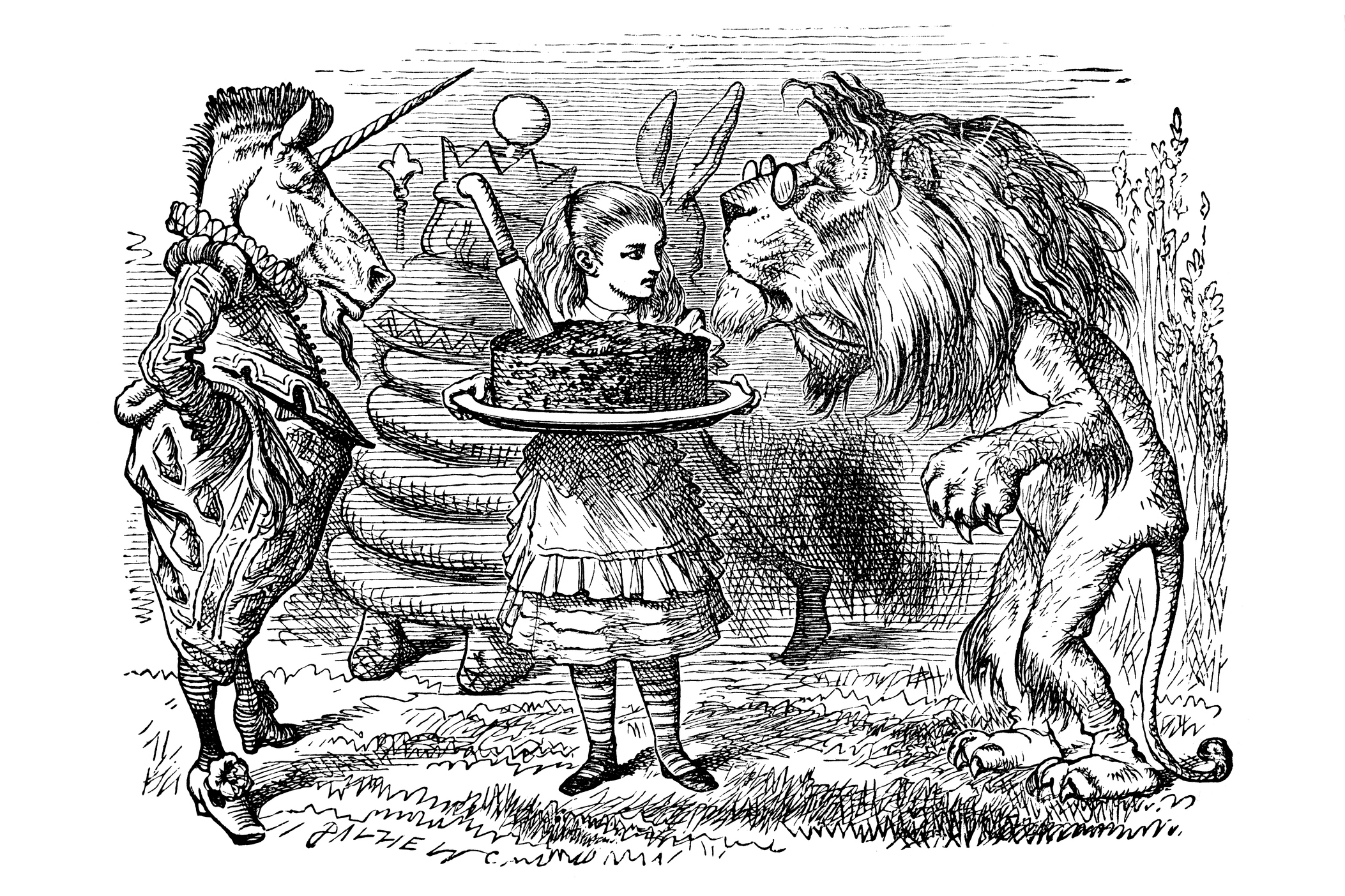 Illustration from Alice Through the Looking Glass by Sir John Tenniel. (Getty Images)