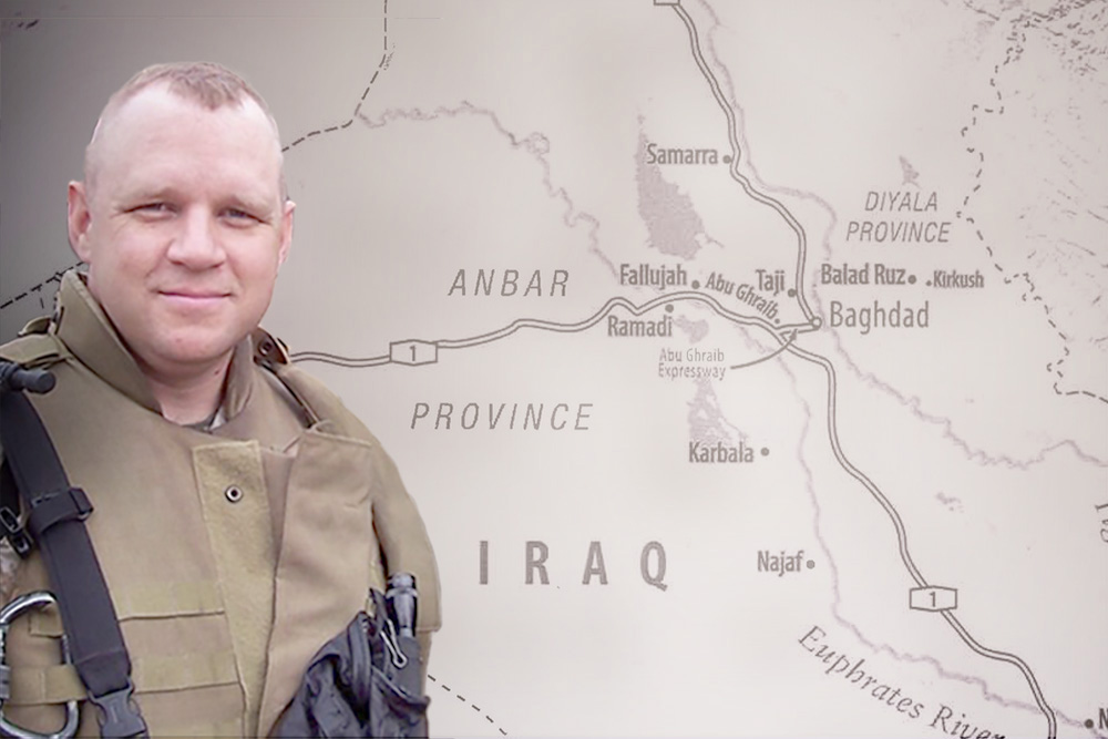 Veteran Michael Zacchea discusses the hardships and challenges of his assignment as the first U.S. military adviser to build, train, and lead the Iraqi Army after the overthrow of Saddam Hussein. (Photo courtesy of Michael Zacchea)