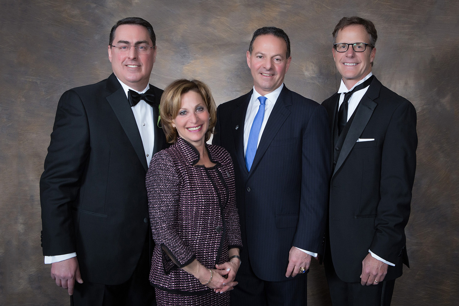 2017 Inductees to the UConn School of Business Hall of Fame: George Aylward '88, Shari G. Cantor '81, John P. Malfettone '77, and John R. Fodor '85 (Thomas Hurlbut Photography)