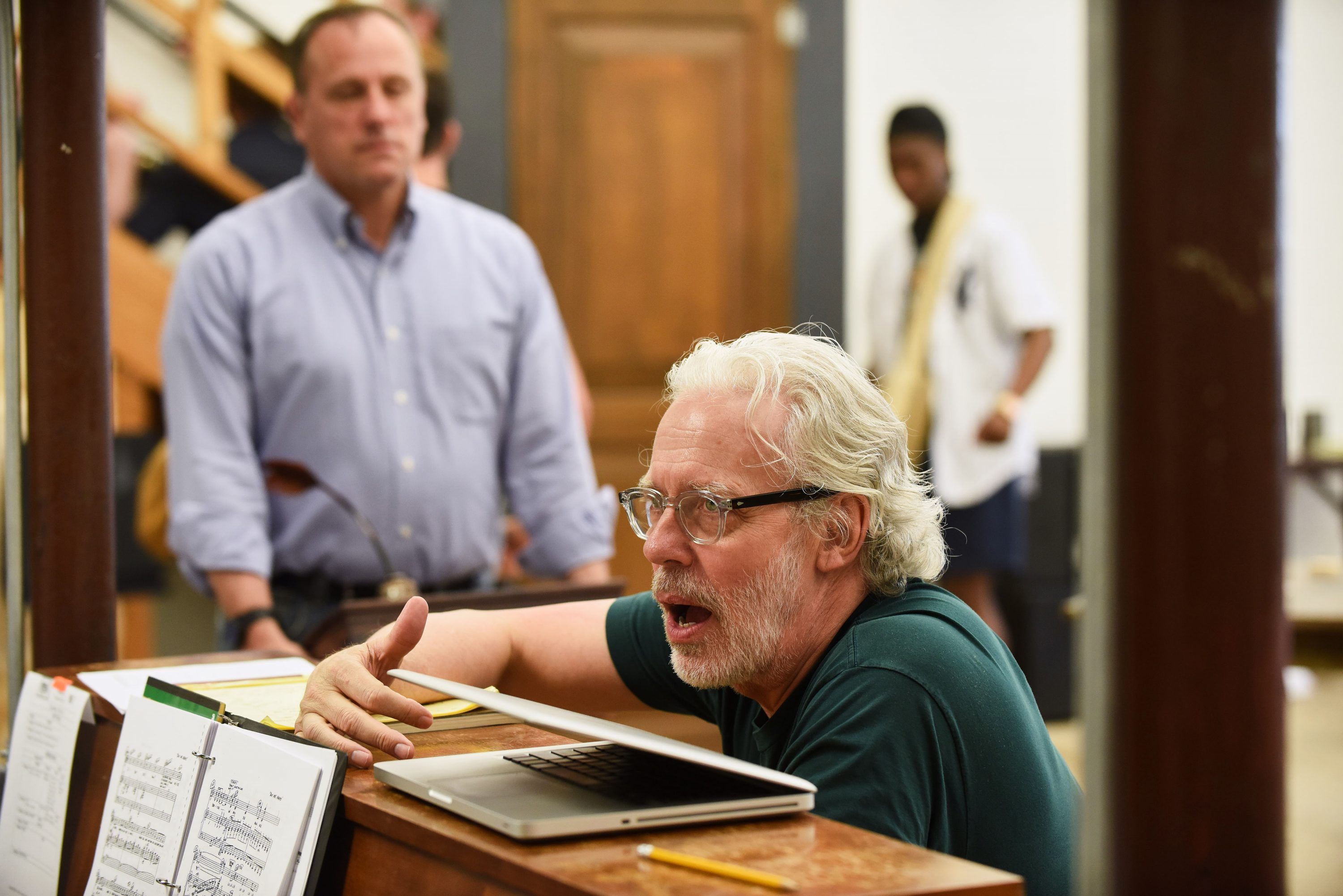Terrence Mann, artistic director of the Connecticut Repertory Theatre's Nutmeg Summer Series, will oversee three musicals for CRT this year, directing one, Jesus Christ Superstar, and playing the lead in Sweeney Todd. (Peter Morenus/UConn File Photo)