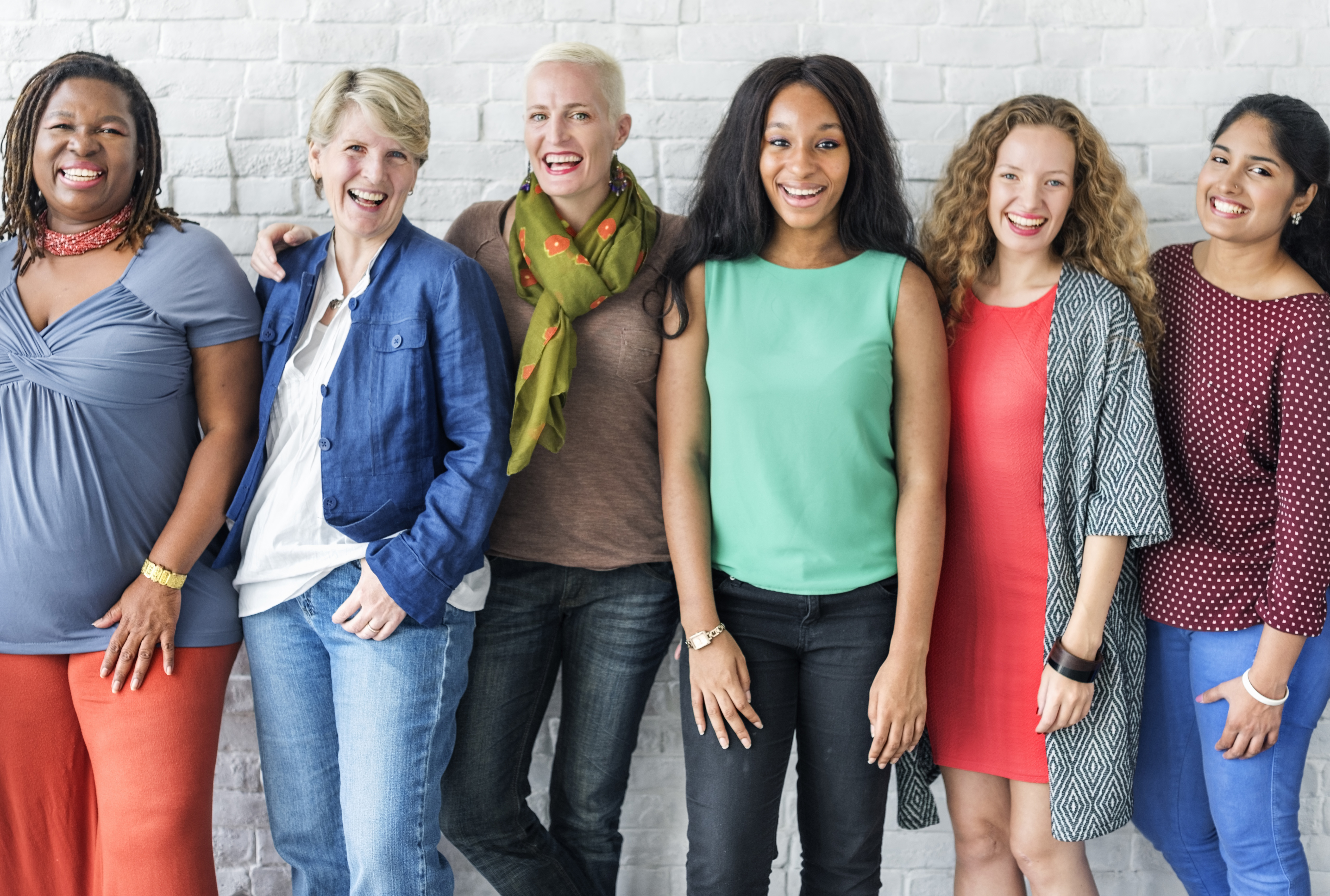 A multi-ethnic group of women. (Shutterstock Photo)