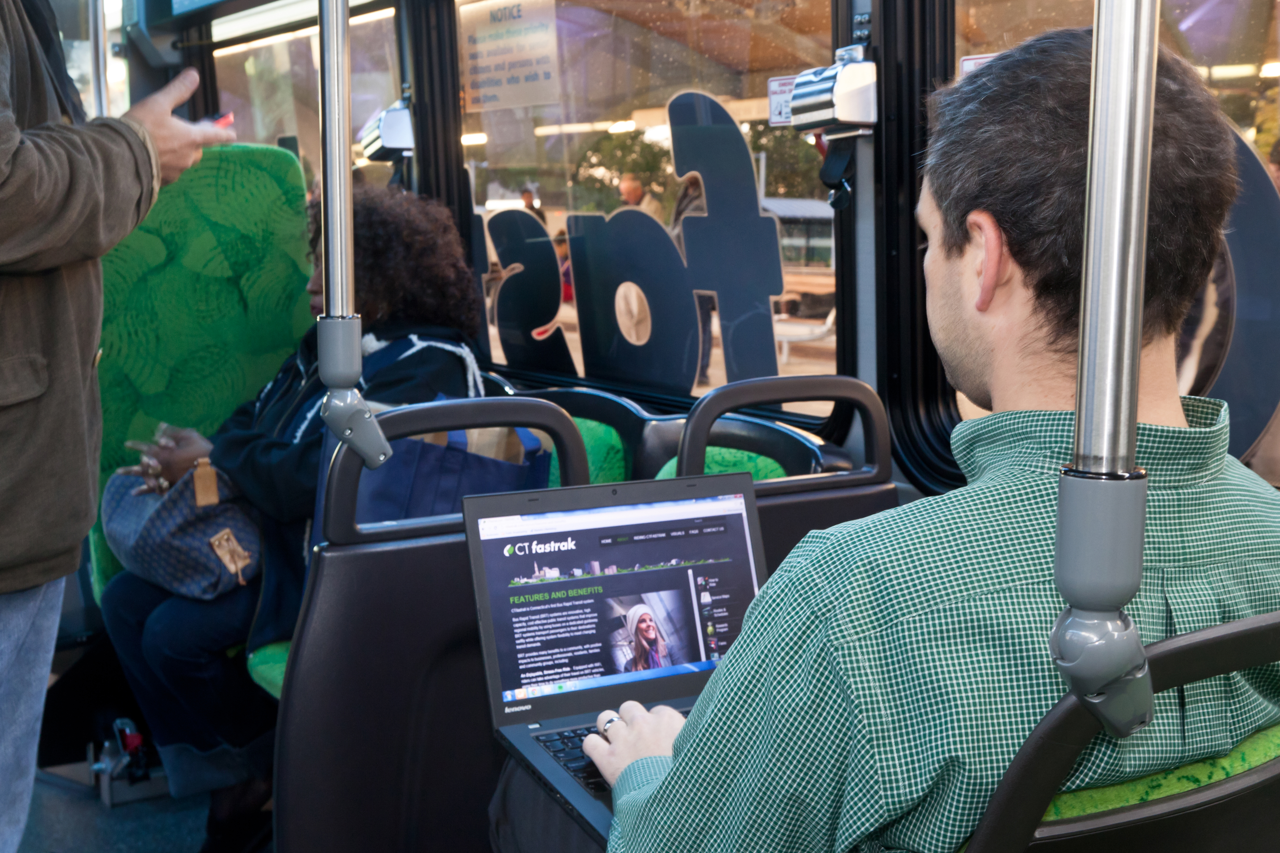 CT fastrak, Connecticut’s first Bus Rapid Transit system, is a system of bus routes that use a bus-only roadway for all or a portion of the trip.
