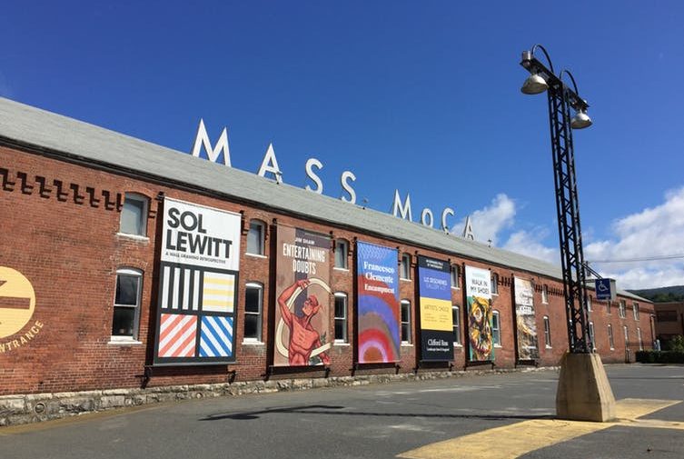 MASS MoCA, a contemporary art museum in North Adams, Massachusetts, is one example of how former industrial cities can attract jobs and tourists. (Beth J. Harpaz/AP Photo)