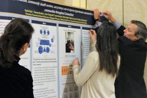 PRISM poster session. (Sheila Foran/UConn Photo)