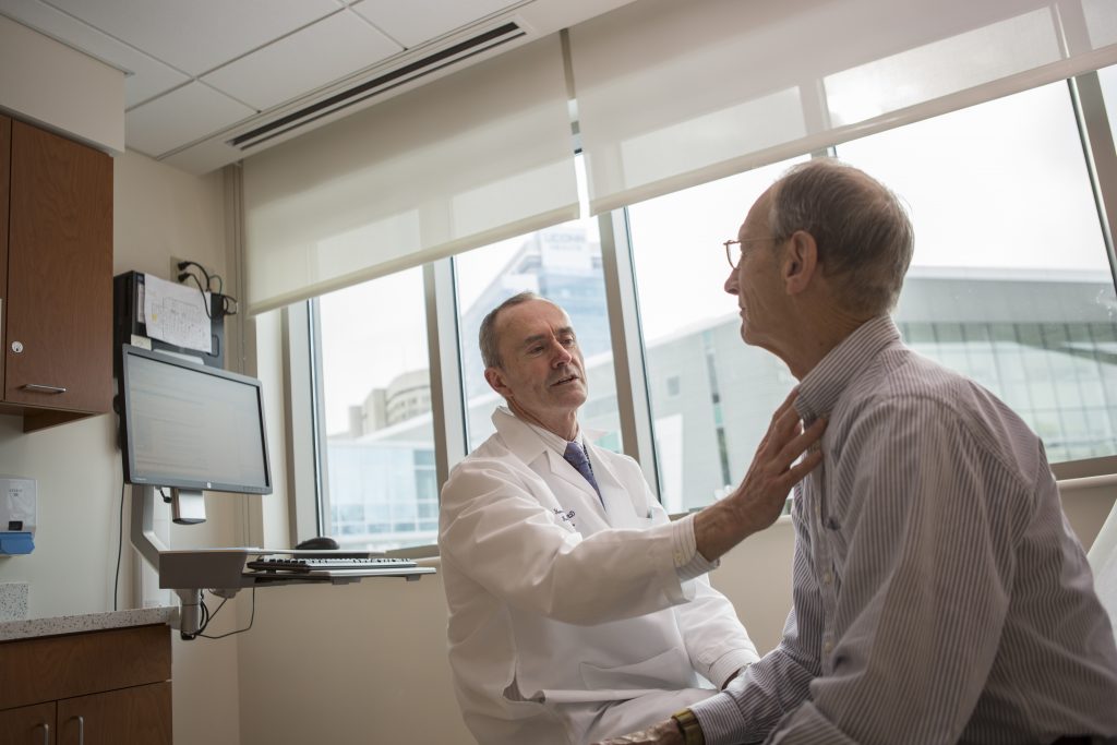 UConn Center on Aging's Dr. Patrick Coll, medical director of senior health at UConn Health, is one of the institution's dozens of doctors listed by Hartford Magazine as "Best Doctors." (Paul Horton/UConn Photo)