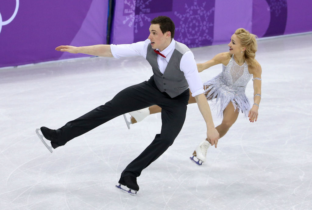 Alijona Savchenko and Bruno Massot of Germany during the Figure Skating Pairs Skating Short Program on day five of the PyeongChang 2018 Winter Olympic Games at Gangneung Ice Arena on February 14, 2018 in Gangneung, South Korea. (Photo by Jean Catuffe/Getty Images)