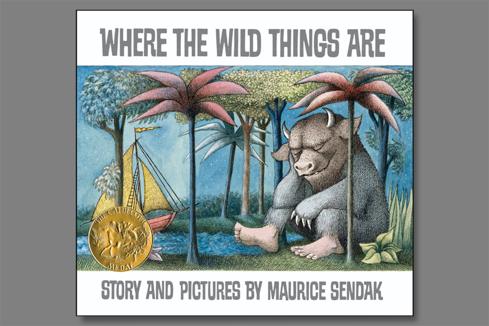Cover of 'Where the Wild Things Are,' ©1963 by Maurice Sendak, copyright renewed 1991 by Maurice Sendak. Used with permission from HarperCollins Children’s Books.