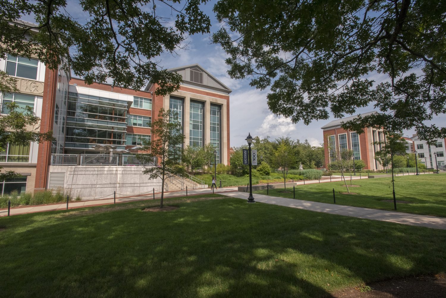 The Gentry Building, home of the Neag School of Education, at UConn Storrs.