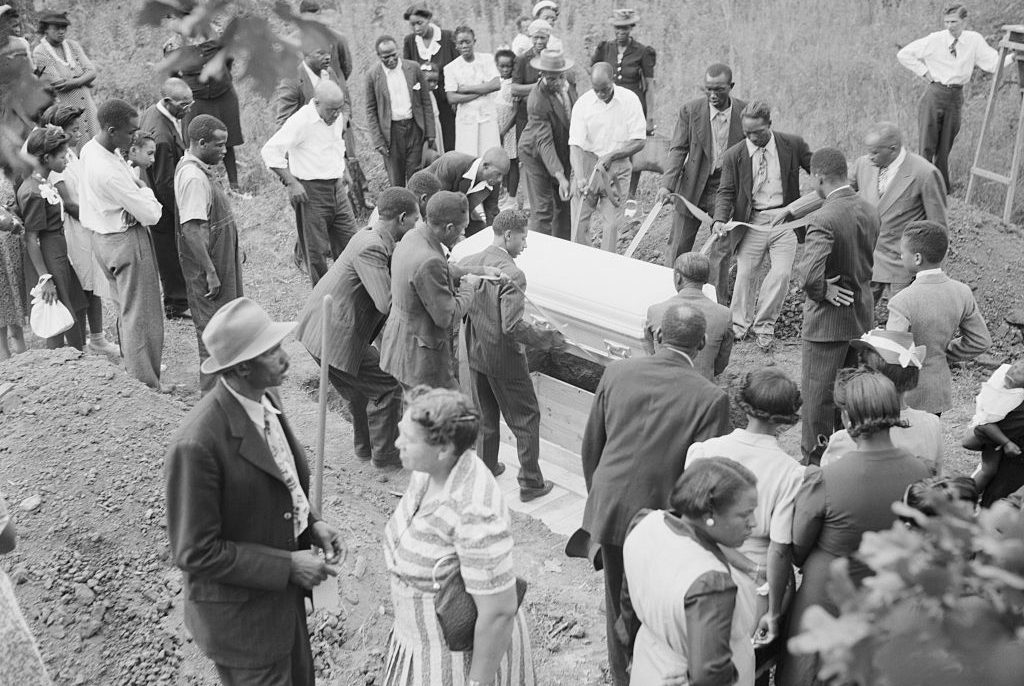 George Dorsey and Dorothy Dorsey Malcolm, brother and sister victims of the July 25th lynchings in Walton County were buried side by side in the Mt. Perry Cemetery.