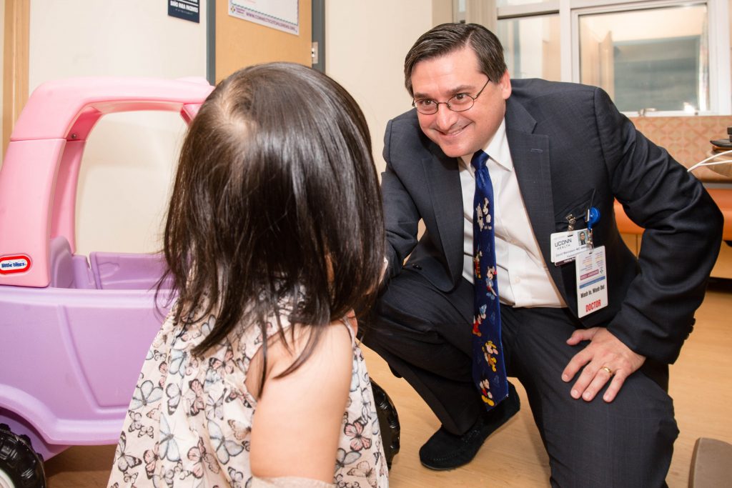 Dr. David Weinstein has developed a gene therapy for GSD, a rare genetic childhood disorder, that is designed to prevent the devastating short- and long-term consequences of the disease. (Erin Blinn-Curran/Connecticut Children's Photo)