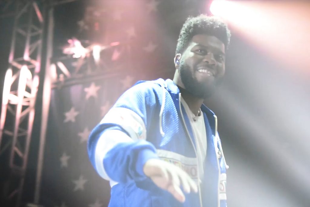 Khalid performs at the UCONNIC Music Festival in Storrs on April 12, 2018. (Eric Yang/UConn Photo)