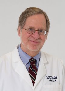 Douglas Peterson DMD, Ph.D., FDS RCSEd on February 27, 2018. (Tina Encarnacion/UConn Health photo)