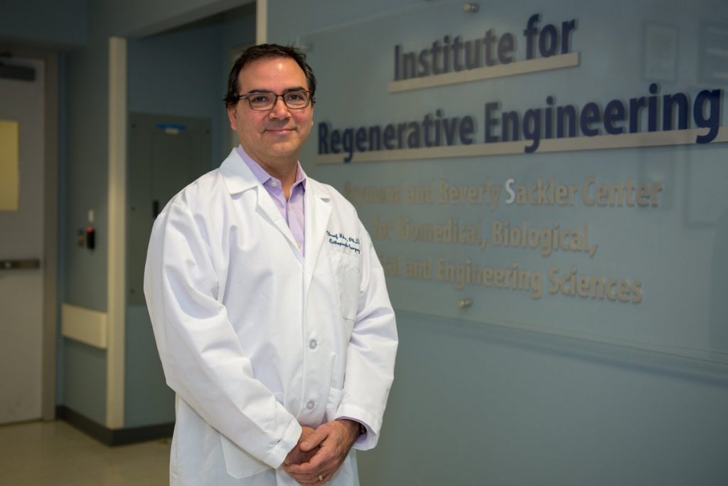 Yusuf Khan, associate professor of orthopedic surgery at UConn Health. (UConn Health Photo)