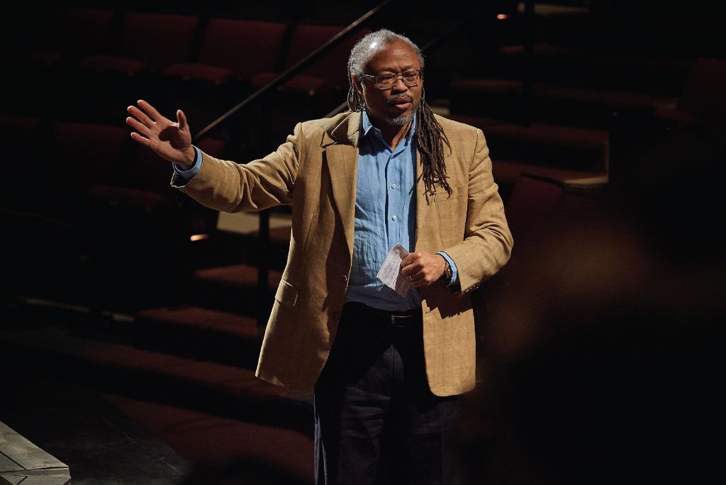 Michael Bradford, head of the Department of Dramatic Arts in the School of Fine Arts and artistic director of the Connecticut Repertory Theatre. (Peter Morenus/UConn Photo)