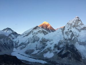 Sunset on Mt. Everest (Connor Walker Photo)