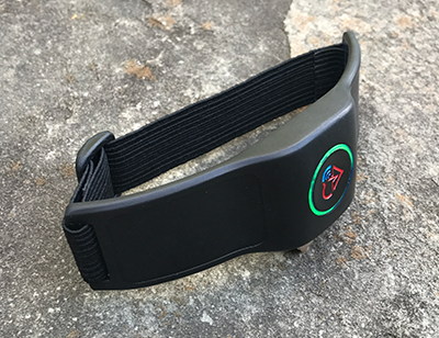 Prototype of Mobile Sense Technologies' wearable device to detect arrhythmias. (Photo courtesy of Mobile Sense Technologies)