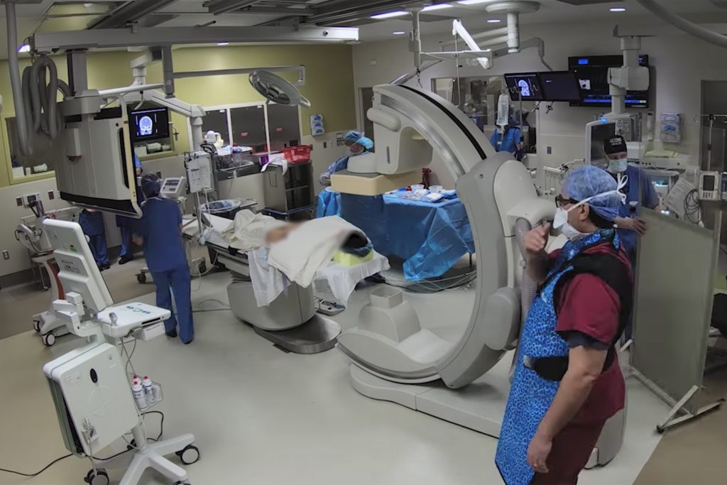 UConn Health's new hybrid operating room.