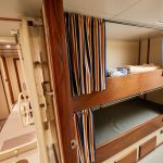 As part of a makeover of the R/V Connecticut over the past year, the number of bunks was increased from 12 to 18, allowing for missions at sea of up to 14 days. (Peter Morenus/UConn Photo)