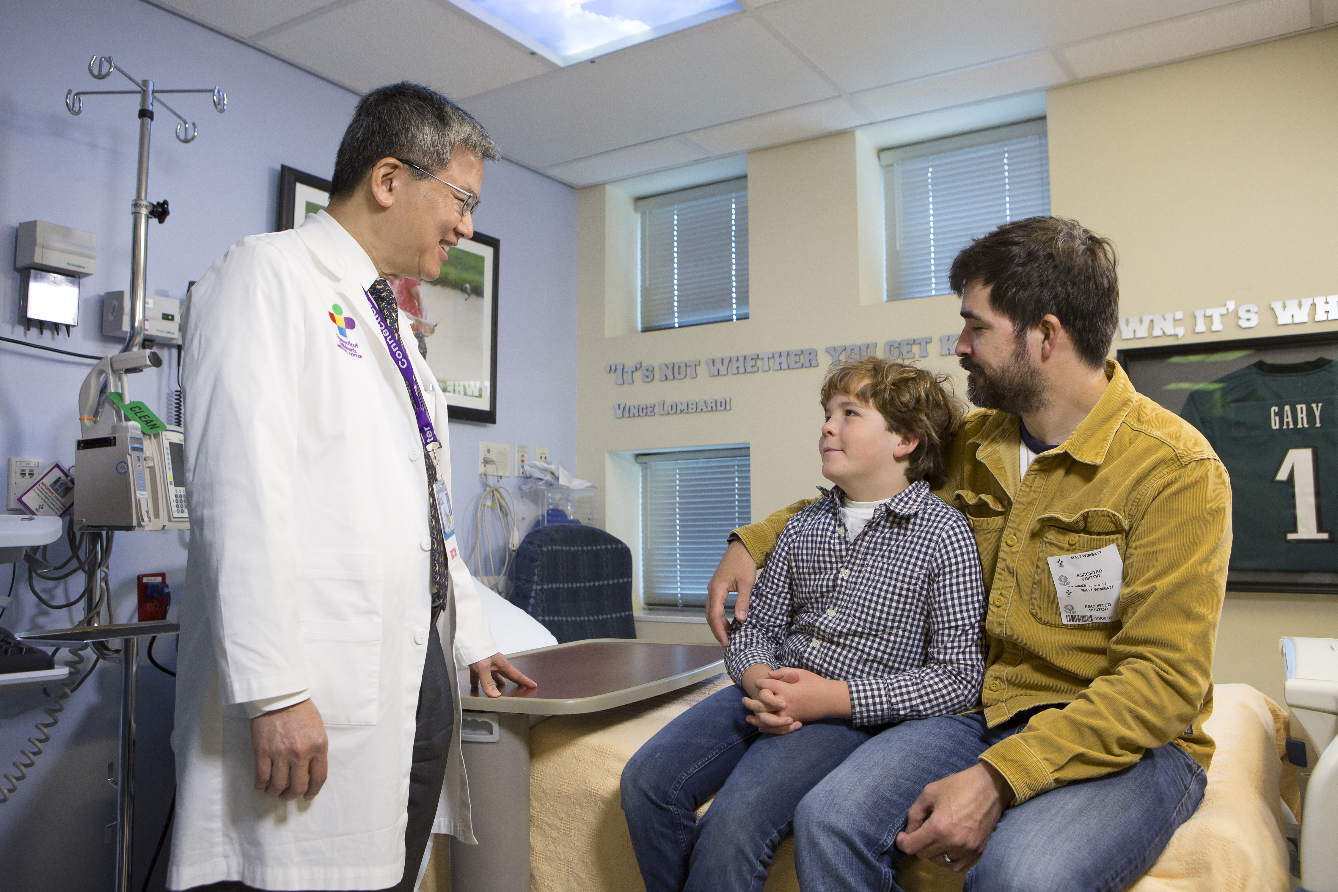 Pediatric oncologist Ching Lau specializes in pediatric brain and bone tumor research. He holds a joint appointment with JAX. (Tiffany Laufer for JAX)