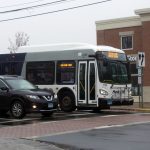 In addition to the normal bus routes, there are specific buses running throughout the day (starting at 11:30 a.m.) that go from outside the Greer Fieldhouse to the Community Center. (Lucas Voghell ’20 (CLAS)/UConn Photo)