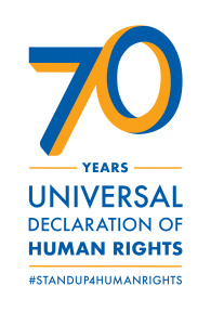 70th Anniversary of Universal Declaration of Human Rights Logo