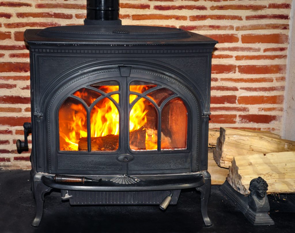 Wood burning stove. (Getty Images)