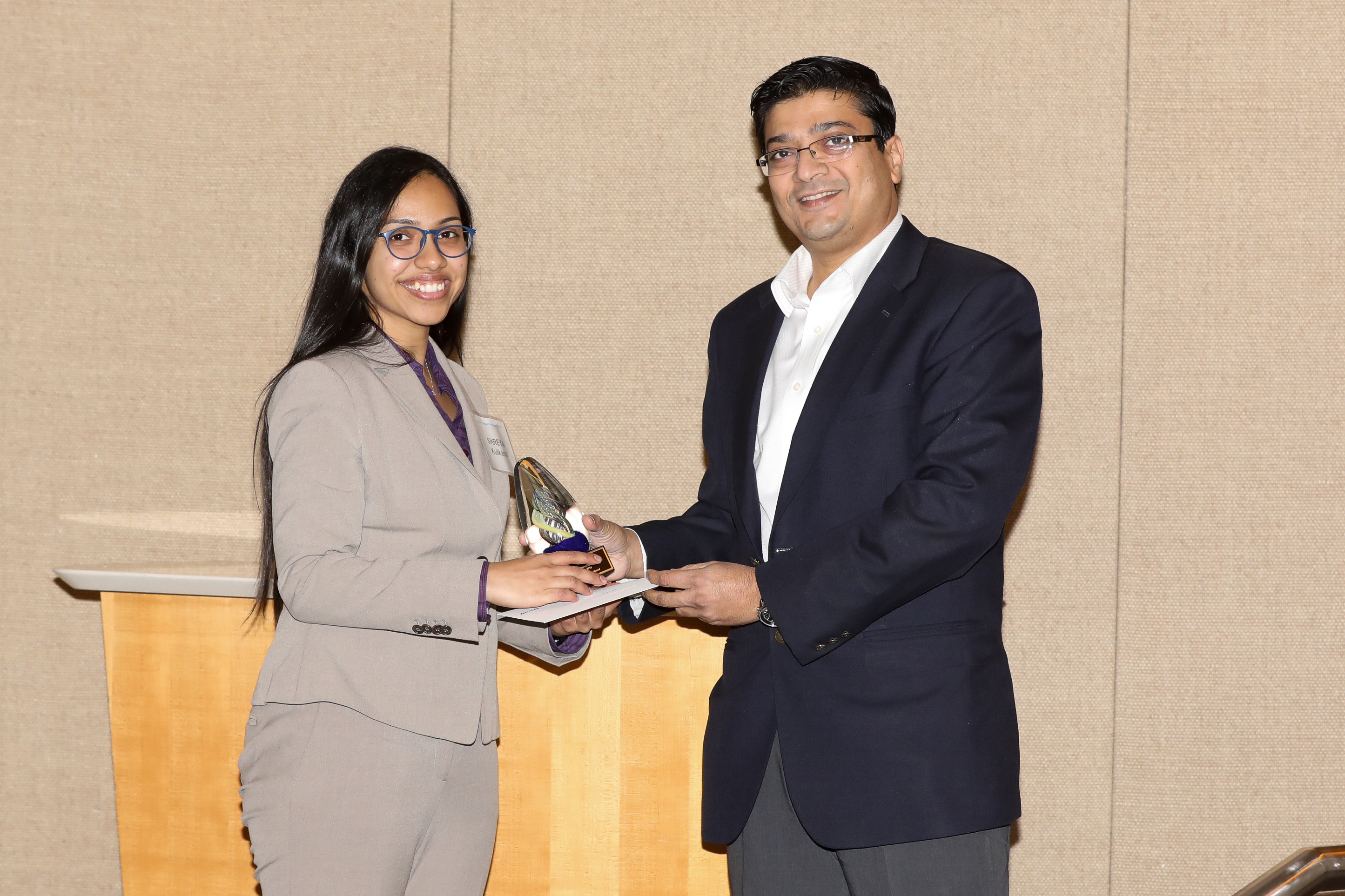 Shreya Kulkarni receives Baxter's Young Investigator award