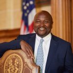 In May, UConn alum Richard A. Robinson ’79 (CLAS) was appointed as the next chief justice of the Connecticut Supreme Court, when his nomination was unanimously approved by the state Senate and House of Representatives. He is the first African-American chief justice in Connecticut Supreme Court history. (Peter Morenus/UConn Photo)