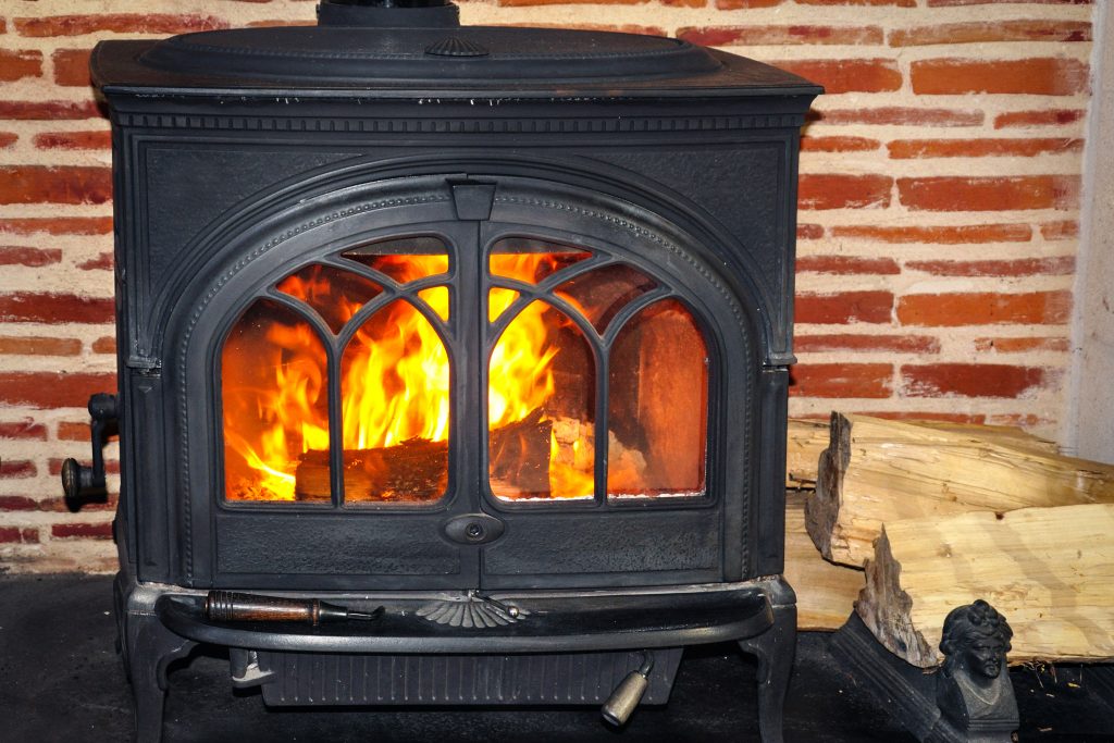 Wood burning stove. (Getty Images)