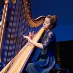Priyanka Gohal, harp, age 16, was among the other students who performed on NPR’s 'From the Top,' when it recorded two live shows in one night at Jorgensen. (Photo courtesy of 'From the Top')