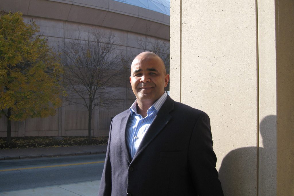 Jose Cruz of the UConn School of Business will be presented with the Service Excellence Award from the American Association of University Professors in April. (Nathan Oldham / UConn School of Business)