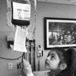 Daniela receives a blood transfusion at Connecticut Children's every three weeks. (Courtesy of the Ciriello Family)