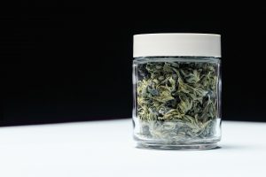 medical marijuana in container