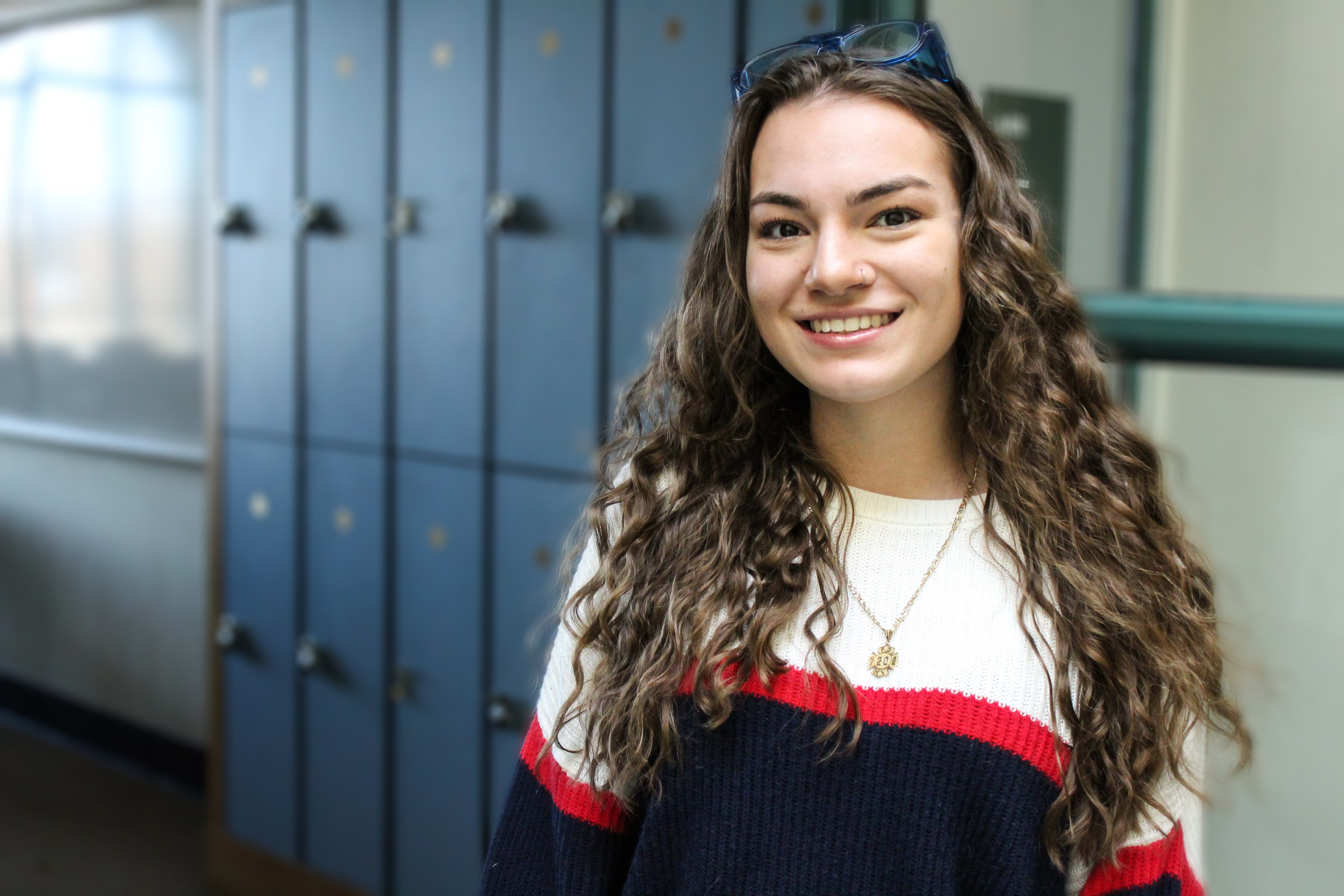Analyse Giordano (CAHNR '20) has her eyes set on med school, but there’s a lot she wants to get done first, including potentially groundbreaking research.(Carson Stifel/UConn Photo)