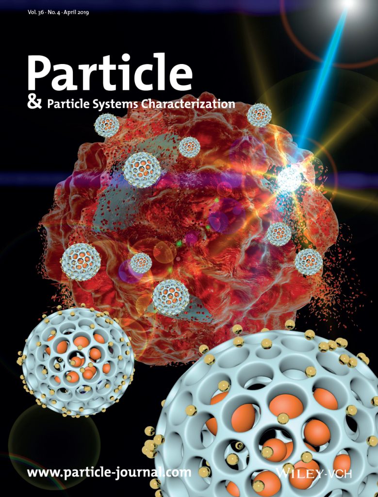 Cover of the April 2019 Issue of the journal Particle & Particle Systems Characterization